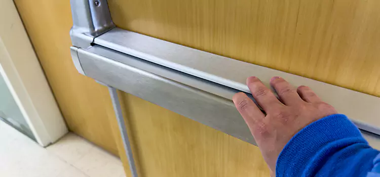 Installing a Push Bar on a Door Weyburn